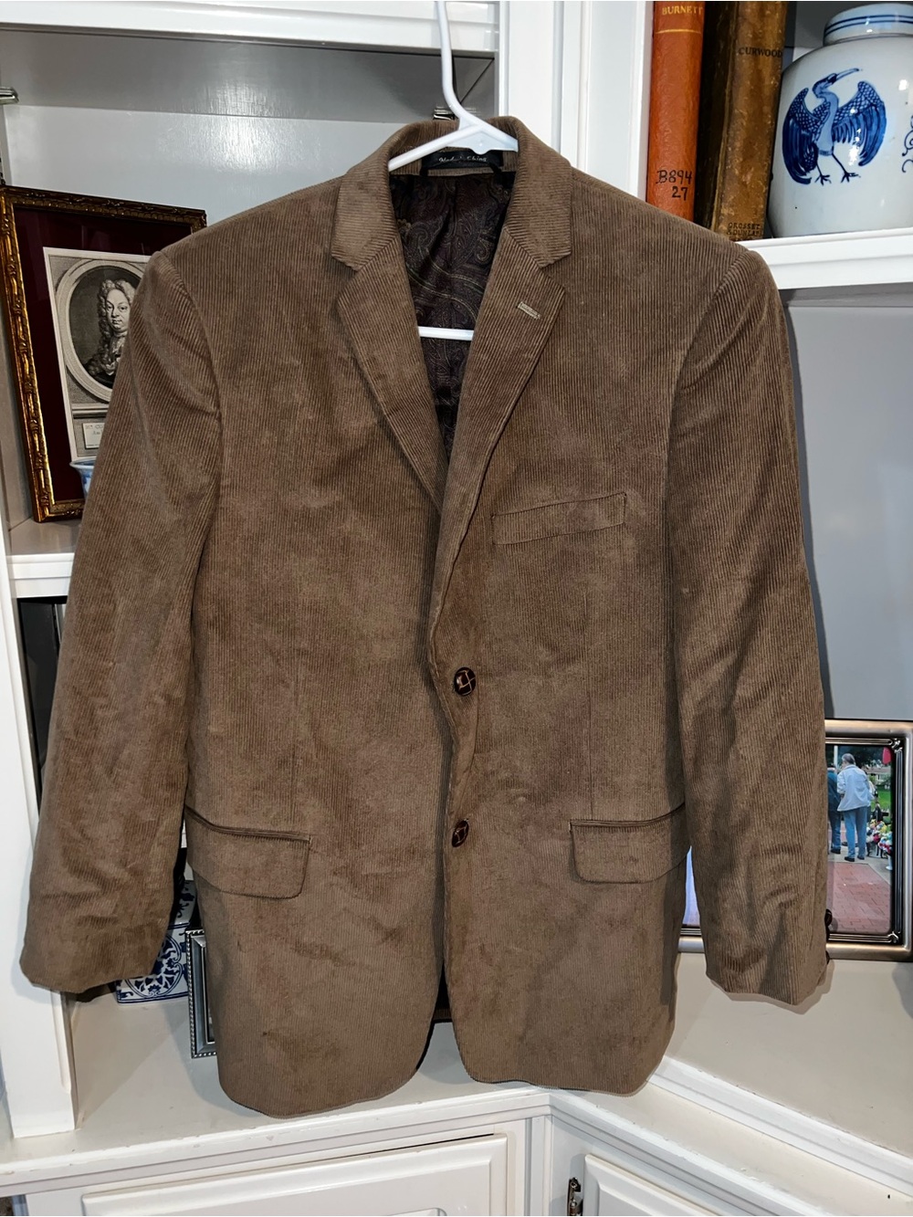 Boys Lauren Ralph Lauren Brown Corduroy Blazer - Classic Tailored Jacket